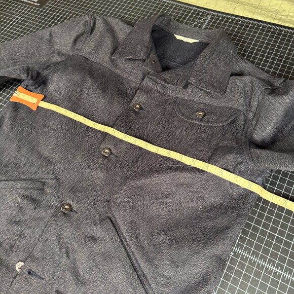 3Sixteen Denim Jacket Navy Black - XLarge - Made in USA - Picture 6 of 16